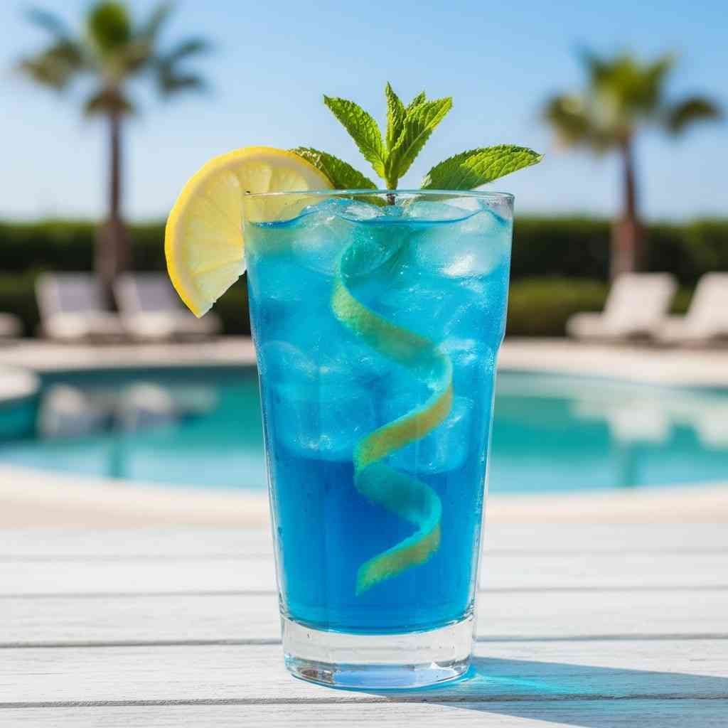 Walk Me Down Cocktail – Bold & Blue Citrus Punch - Drinks